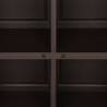 Plastic Cabinet 79x43x85.5 cm - Brown Wood Design