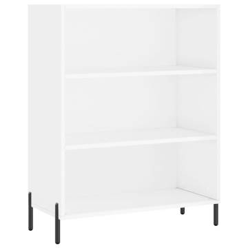 Stylish Highboard in White - 69.5x34x180 cm | Hipomarket