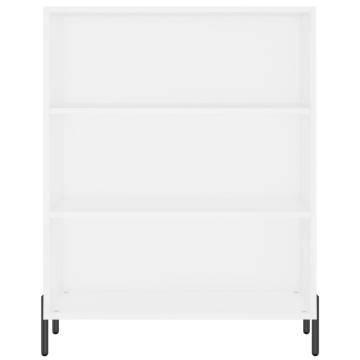 Stylish Highboard in White - 69.5x34x180 cm | Hipomarket