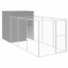 Light Grey Dog House with Run - Durable & Spacious | HipoMarket