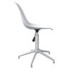 Trendy Swivel Dining Chairs - 2 pcs White PP | HipoMarket