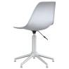 Trendy Swivel Dining Chairs - 2 pcs White PP | HipoMarket