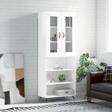 Highboard High Gloss White - Stylish Storage Solution | Hipo Market