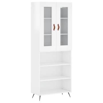 Highboard High Gloss White - Stylish Storage Solution | Hipo Market