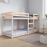 Bunk Bed 80x200 cm Solid Wood Pine Colour natural Size 80 x 200 cm 