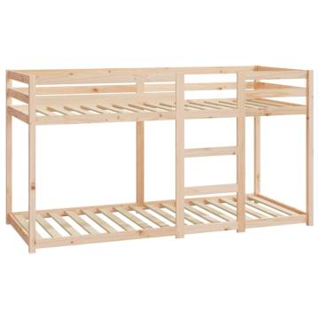 Elegant Solid Wood Pine Bunk Bed 80x200 cm - Hipomarket