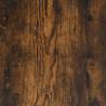 Desk Smoked Oak 100x50x90 cm | Industrial Engineered Wood & Iron