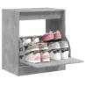 Shoe Cabinet Concrete Grey 60x42x69 cm Engineered Wood Colour concrete grey Size 60 x 42 x 69 cm Quantity in Package 1 Number of 