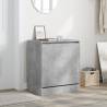 Shoe Cabinet Concrete Grey 60x42x69 cm - Organised Storage