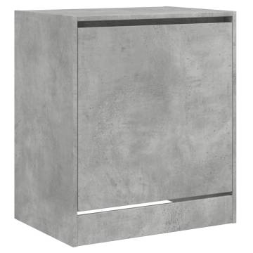 Shoe Cabinet Concrete Grey 60x42x69 cm - Organised Storage