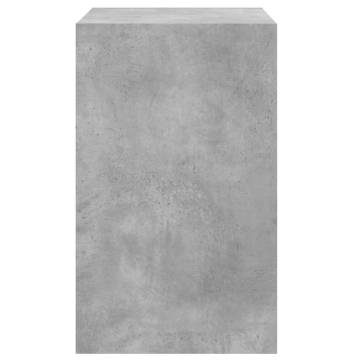 Shoe Cabinet Concrete Grey 60x42x69 cm - Organised Storage