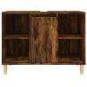 Sink Cabinet Smoked Oak 80x33 cm - Stylish & Durable