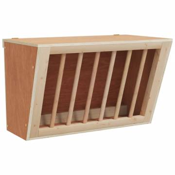 Rabbit Hay Feeder - Solid Wood Fir | Durable & Safe Design