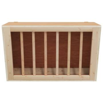 Rabbit Hay Feeder - Solid Wood Fir | Durable & Safe Design