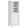 3 Piece Bathroom Furniture Set BERG - White Solid Pine