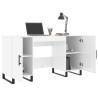 High Gloss White Desk - 140x50 cm | Stylish & Practical