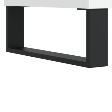 High Gloss White Desk - 140x50 cm | Stylish & Practical