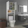 Washing Machine Cabinet High Gloss White - Stylish Storage