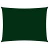 Sunshade Sail Oxford Fabric Rectangular 5x7 m Dark Green Colour dark green Size 5 x 7 m Quantity in Package 1 