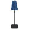 Double-Head Parasol Azure Blue 316x240 cm | Hipo Market