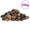 Polished Pebbles 25 kg Mixed Colour 2-5 cm Size 2-5 cm (25 kg) 