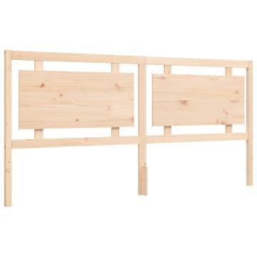 Super King Size Solid Wood Bed Frame with Headboard