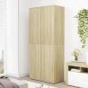 Shoe Cabinet Sonoma Oak 80x39x178 cm Engineered Wood Colour sonoma oak Quantity in Package 1 Number of Number of shelves 