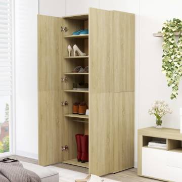 Shoe Cabinet Sonoma Oak - Stylish Storage Solution