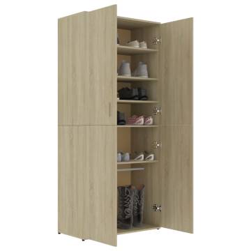 Shoe Cabinet Sonoma Oak - Stylish Storage Solution