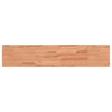 Solid Wood Beech Wall Shelf 100x20x4 cm - HipoMarket