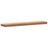 Solid Wood Beech Wall Shelf 100x20x4 cm - HipoMarket