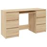 Writing Desk Sonoma Oak - Stylish & Space-Saving Design