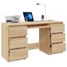 Writing Desk Sonoma Oak - Stylish & Space-Saving Design