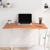 Desk Top 100x(55-60)x1.5 cm Solid Wood Beech Colour brown Size 100 x (55-60) x 1.5 cm 