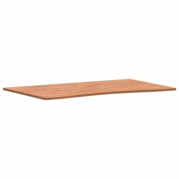 Solid Wood Beech Desk Top 100x(55-60)x1.5 cm - Hipomarket