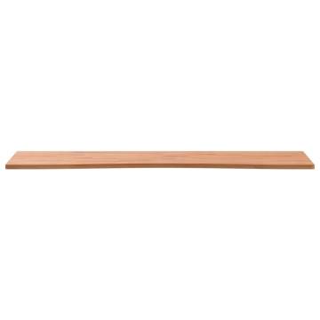 Solid Wood Beech Desk Top 100x(55-60)x1.5 cm - Hipomarket