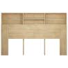 Sonoma Oak Headboard Cabinet - Stylish & Functional Storage