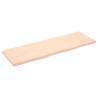 Wall Shelf 180x60x(2-4) cm Untreated Solid Wood Oak Colour natural Size 180 x 60 x 4 cm Quantity in Package 1 Number of Pieces 