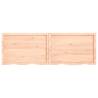 Wall Shelf 180x60 cm | Untreated Solid Oak Wood - HipoMarket