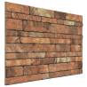 3D Wall Panels - Brown Brick Design | 10 pcs EPS