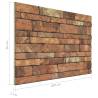 3D Wall Panels - Brown Brick Design | 10 pcs EPS