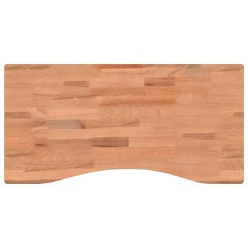 Desk Top 80x(36-40)x4 cm Solid Wood Beech - Hipomarket