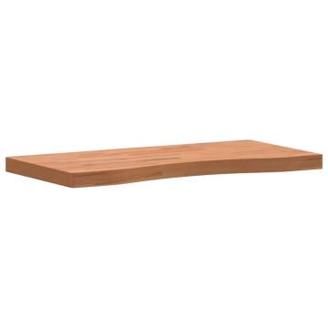 Desk Top 80x(36-40)x4 cm Solid Wood Beech - Hipomarket