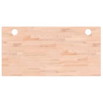 Desk Top 100x50 cm Solid Beech Wood | Freshen Up Your Space