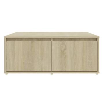 Coffee Table Sonoma Oak - 80x80 cm | Stylish & Durable