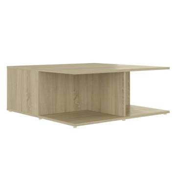 Coffee Table Sonoma Oak - 80x80 cm | Stylish & Durable