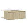 Coffee Table Sonoma Oak - 80x80 cm | Stylish & Durable