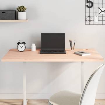 Solid Beech Wood Desk Top 110x60 cm | HipoMarket