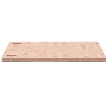 Solid Beech Wood Desk Top 110x60 cm | HipoMarket