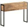 Planter 90x20x68 cm Rough Mango Wood - Stylish Garden Addition